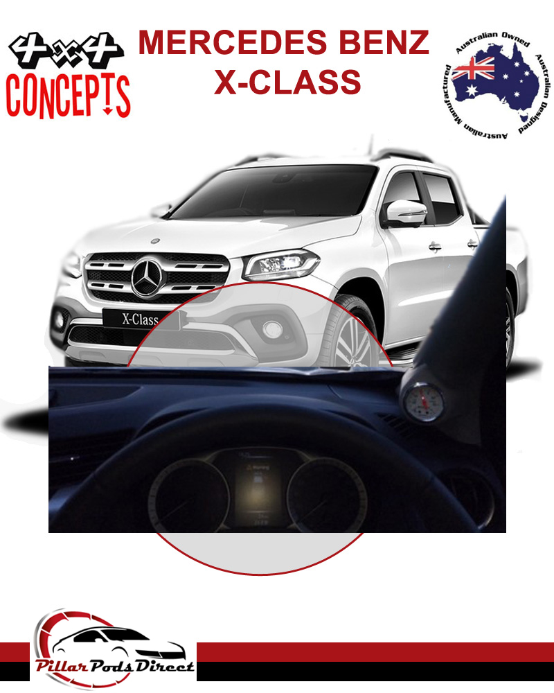 MERCEDES BENZ X-CLASS 1 GAUGE PILLAR POD