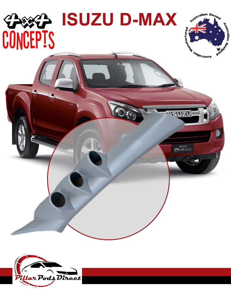 ISUZU D-MAX TRIPLE PILLAR POD GREY