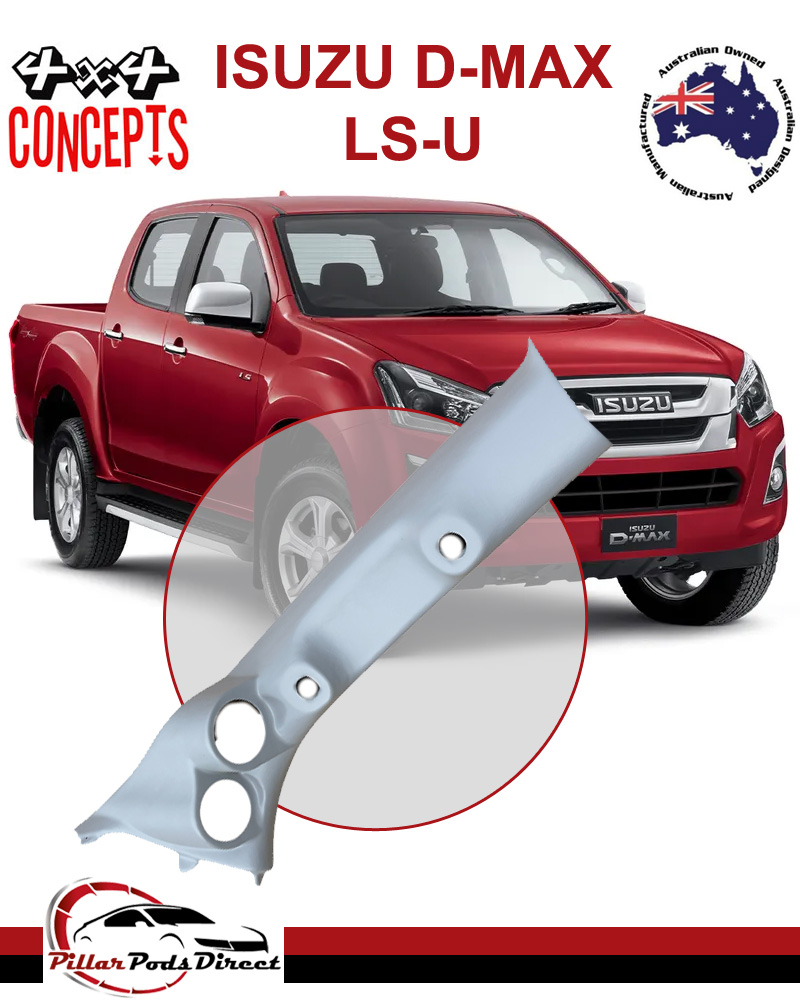 ISUZU D-MAX LS-U 2022-CURRENT DOUBLE PILLAR POD GREY