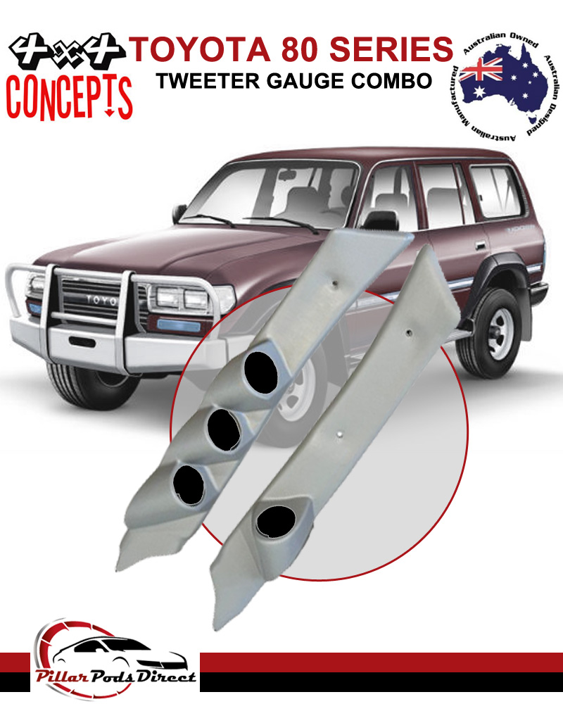 thumbnail image 2 of Genuine SAAS 3 Gauge Pillar Pod For Toyota Landcruiser 80 Series 1990-1998 2 of 4